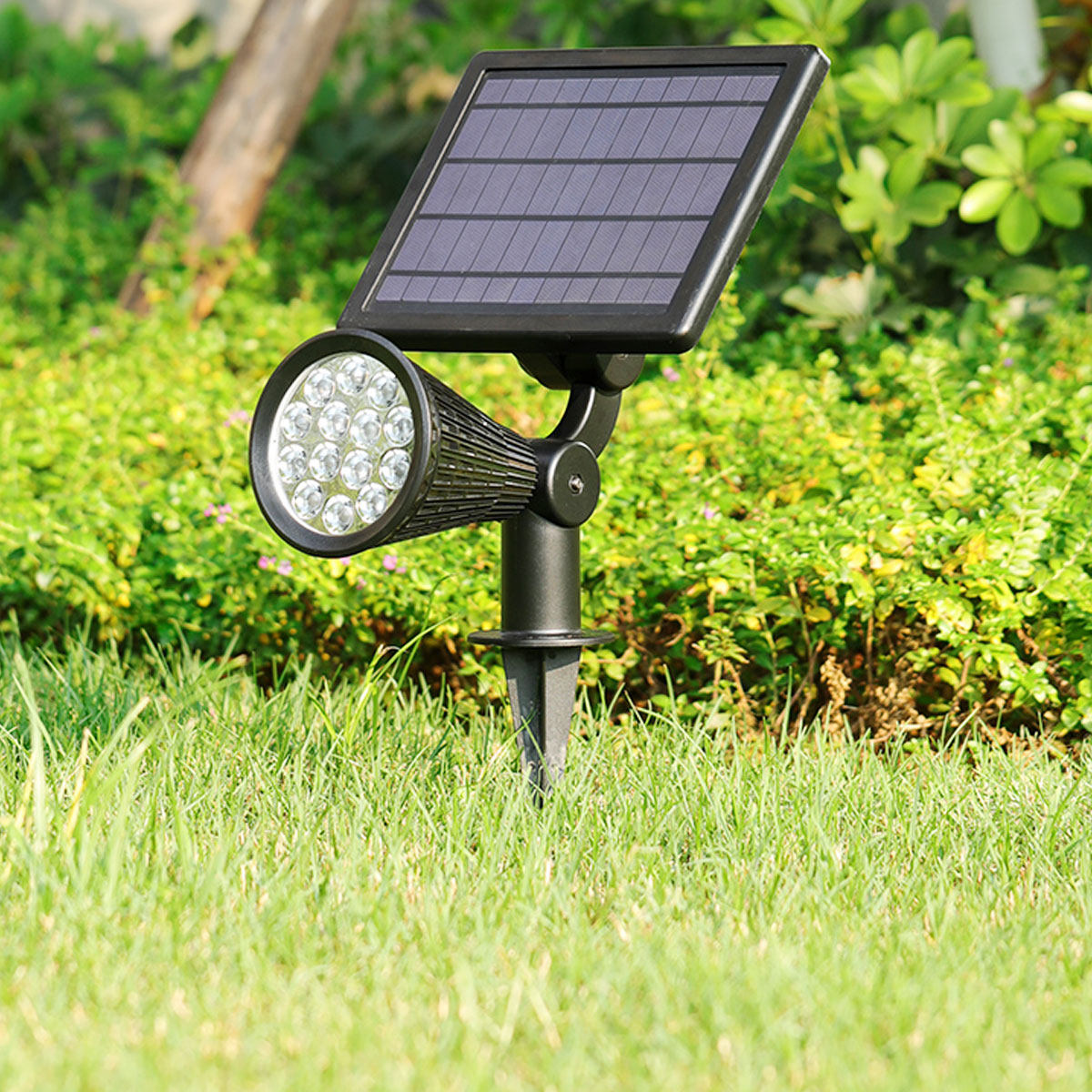 Outdoor Lighting Ground Fixtures - 2 Buah Tiang Lampu Rumput Aluminium