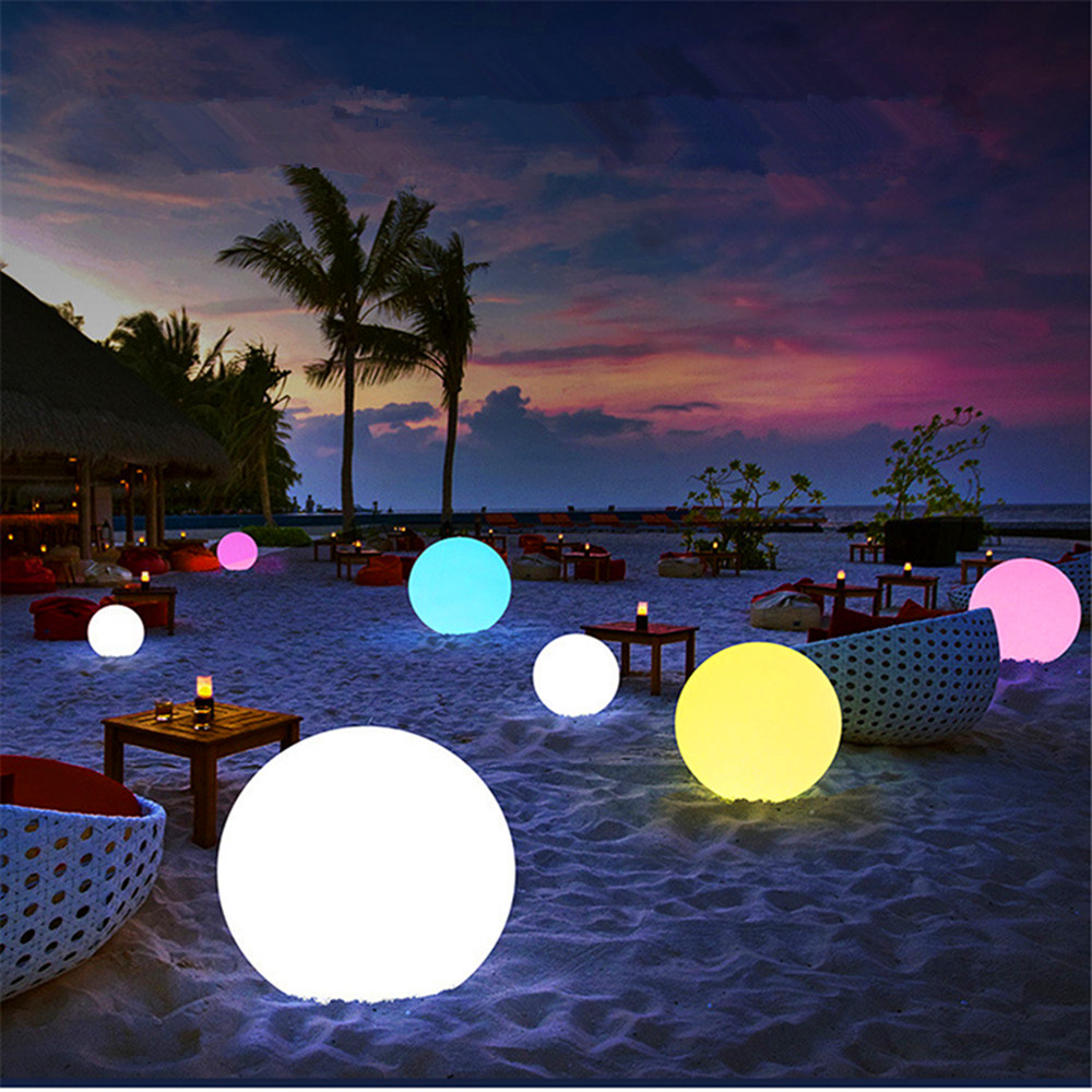 Outdoor Lighting Effects - Lampu Bola Bercahaya LED Isi Ulang