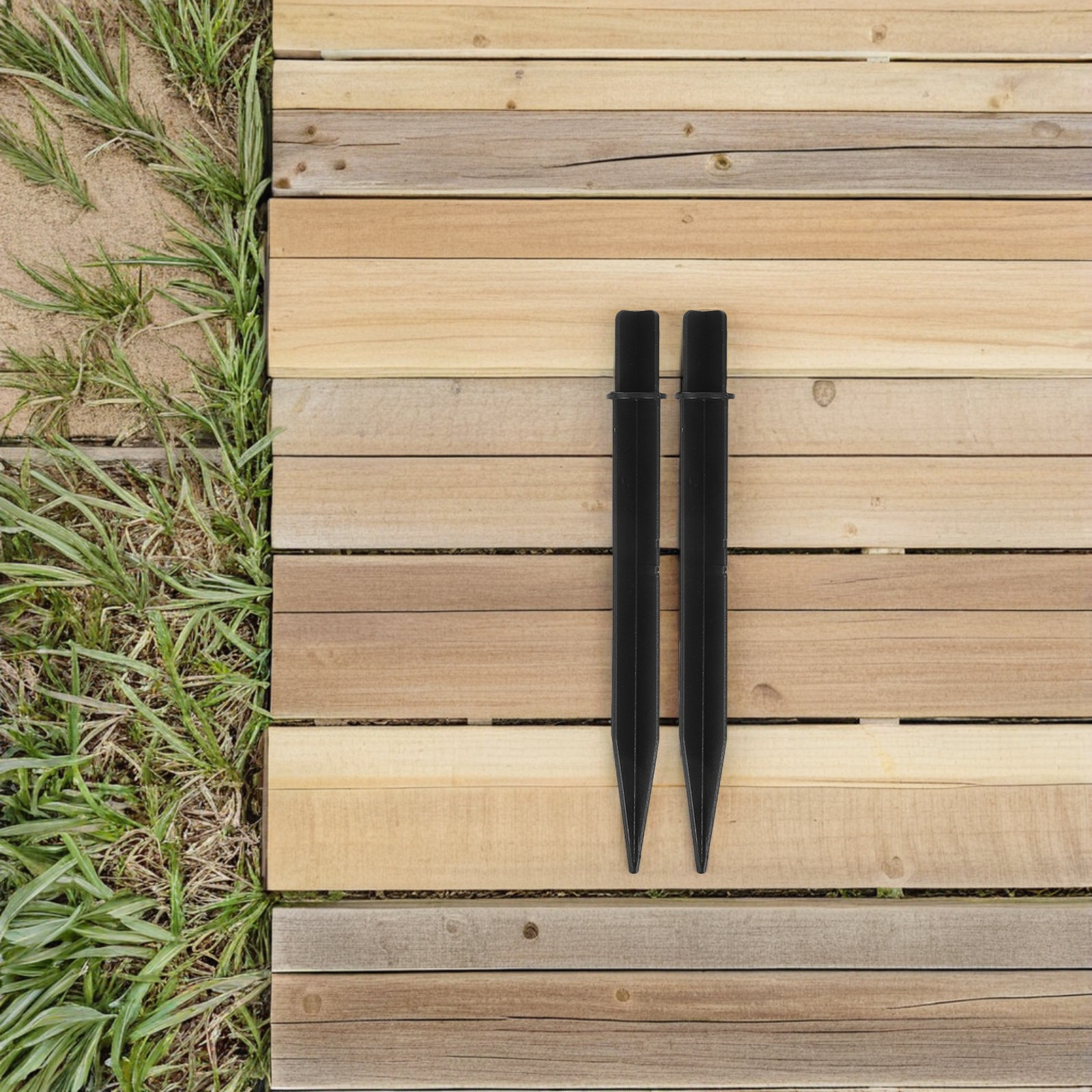 Outdoor Lighting In Ground - 15 Buah Tiang Tanah Hitam untuk