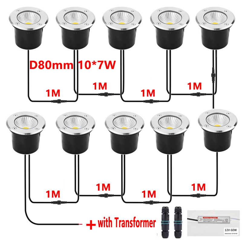 Ground Light Recessed - Lampu LED 12V untuk Tanah, Tahan