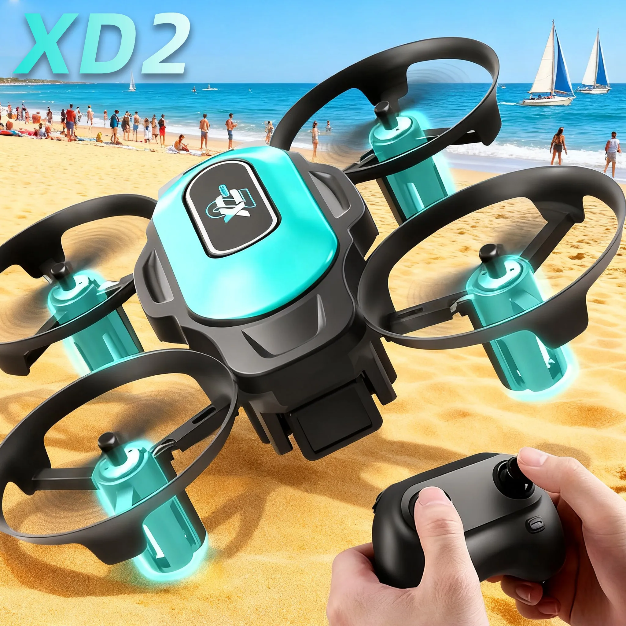 Outdoor Lighting Controller - XD2 Mini Drone, 360 ° Aksi