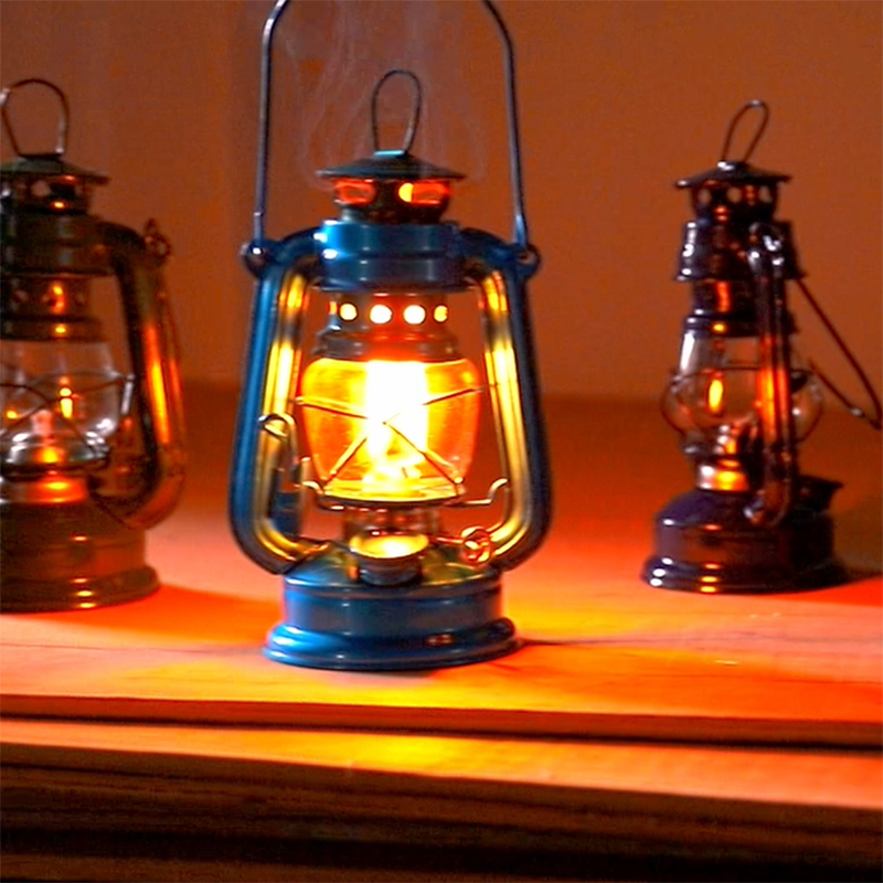 Outdoor Lighting Mediterranean Style - Lampu minyak tanah Retro 19cm, lampu