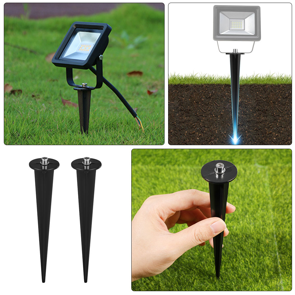 Outdoor Lighting In Ground - 6 Buah Lampu Taman Tiang Tanah