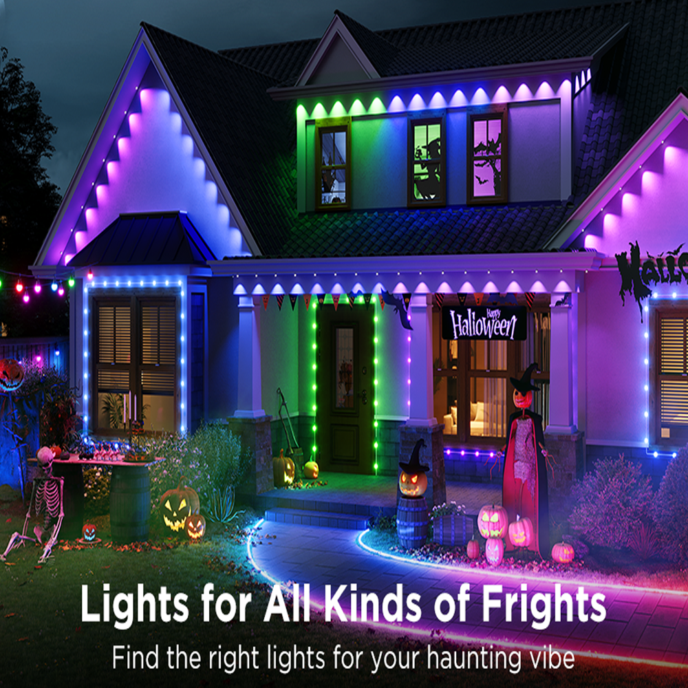 Outdoor Lighting Under Eaves - Lampu LED Tahan Lama untuk Pesta,