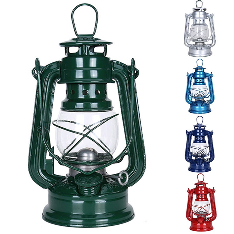 Outdoor Lighting Mediterranean Style - Lampu Minyak Retro 19cm untuk Berkemah