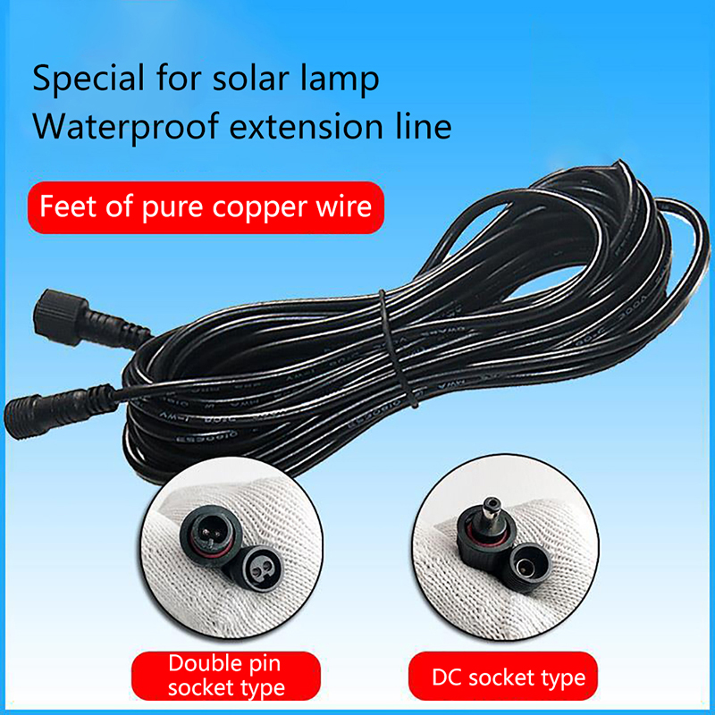 Outdoor Lighting Extension Cord - Lampu Sorot Tenaga Surya Portabel Universal