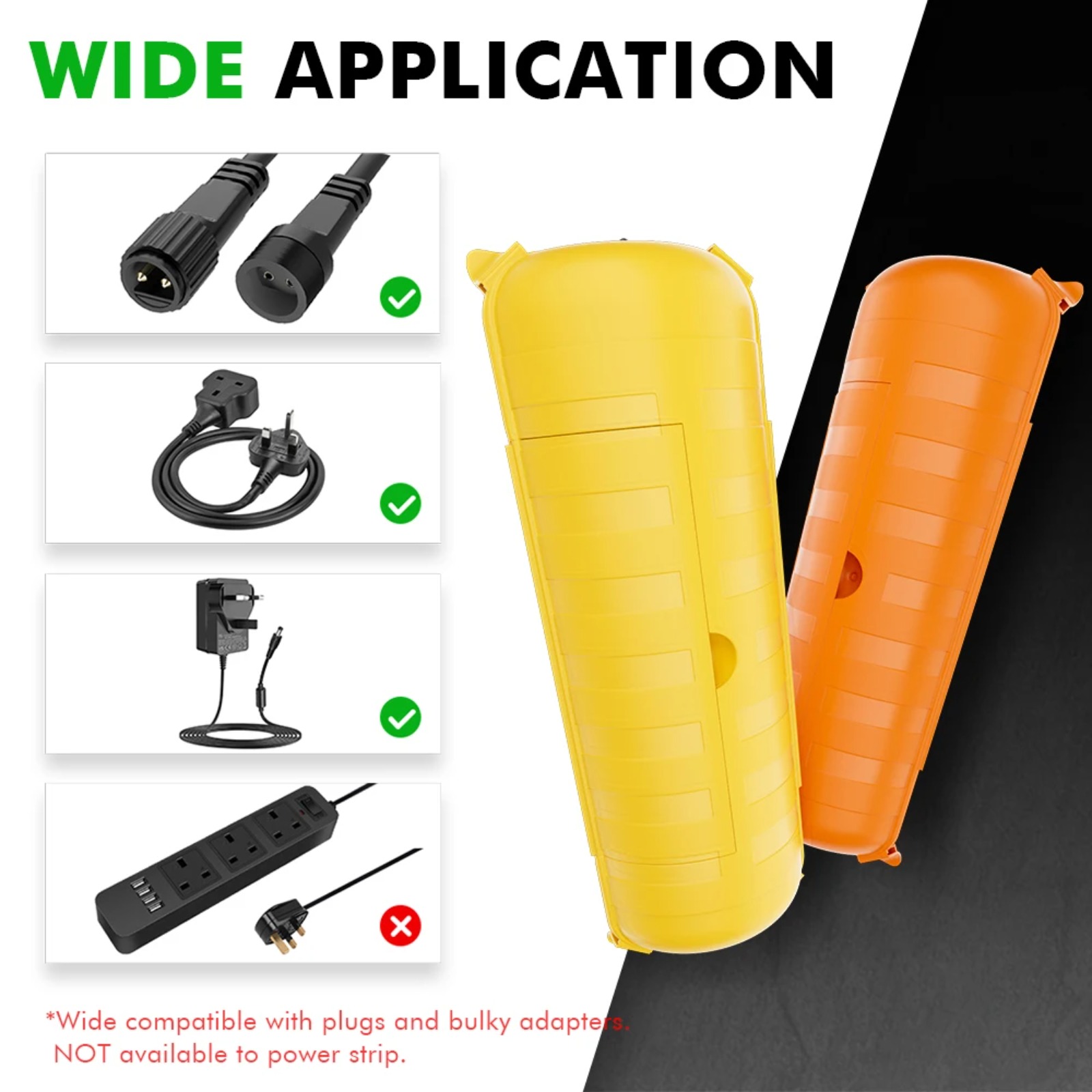Outdoor Lighting Extension Cord - Penutup Kabel Ekstensi Luar Ruangan IP44