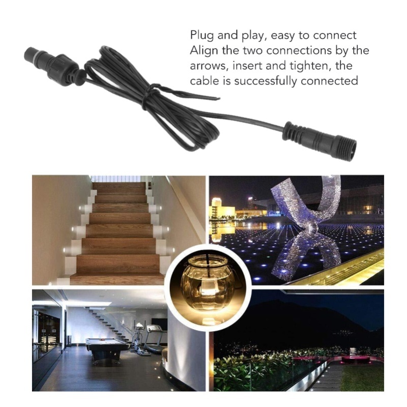 Outdoor Lighting Extension Cord - 5 Buah Kabel Ekstensi Lampu Dek