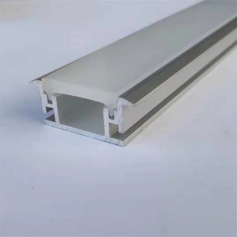 Ground Light Recessed - Profil Aluminium Lantai/Tangga/Pijakan Kaki dengan Lampu
