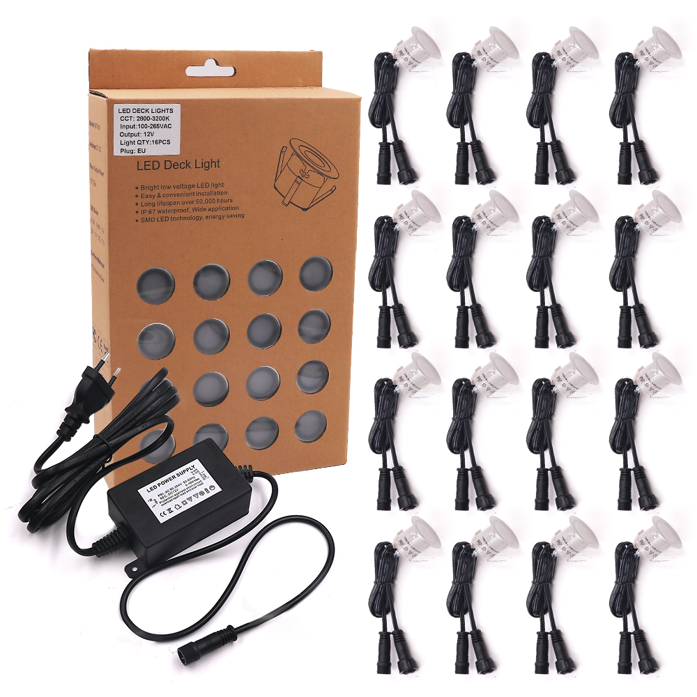 Deck Step Light - DC12V Lampu Dek LED IP67 Lampu