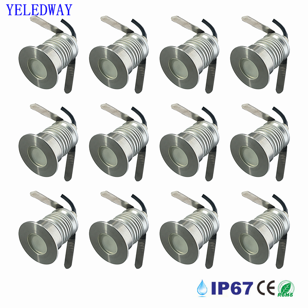 Ground Light Recessed - IP67 Tahan Air 1W LED Lampu