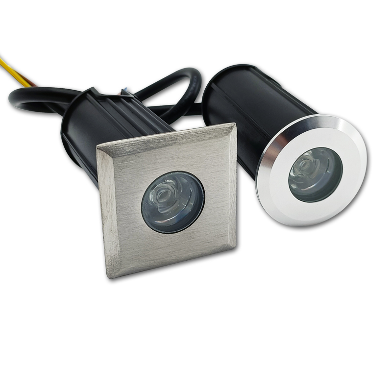 Deck Step Light - IP67 DC12V Pencahayaan Luar Ruangan 1W