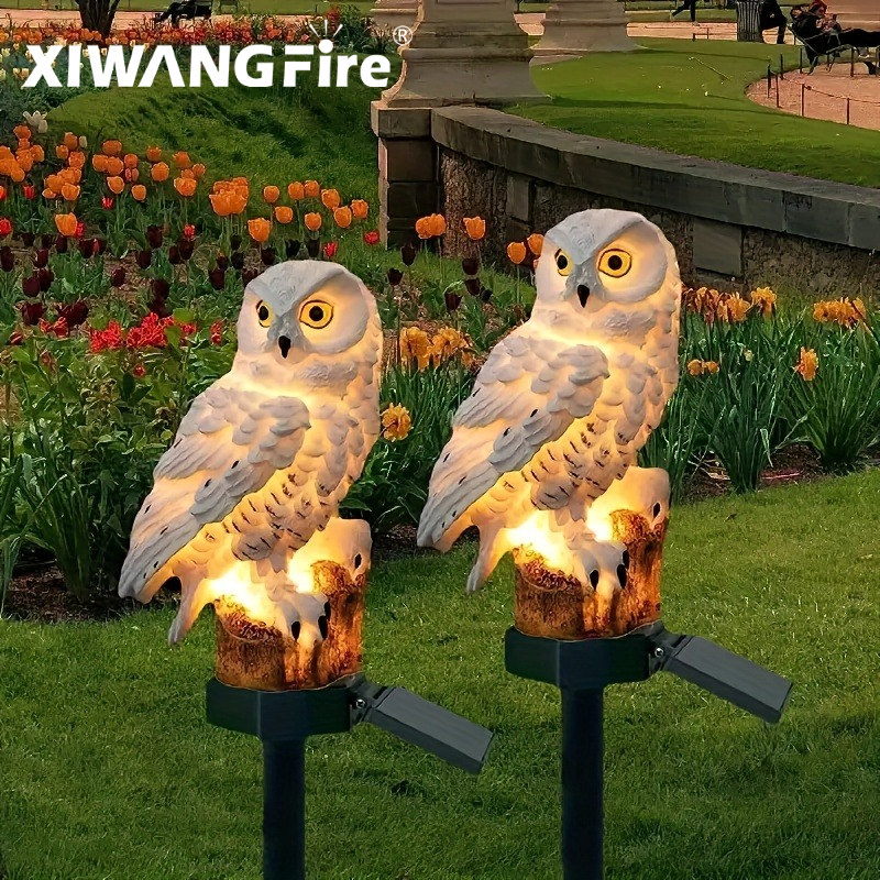 Outdoor Lighting For Patio - Lampu Taman Patung Burung Hantu Tenaga
