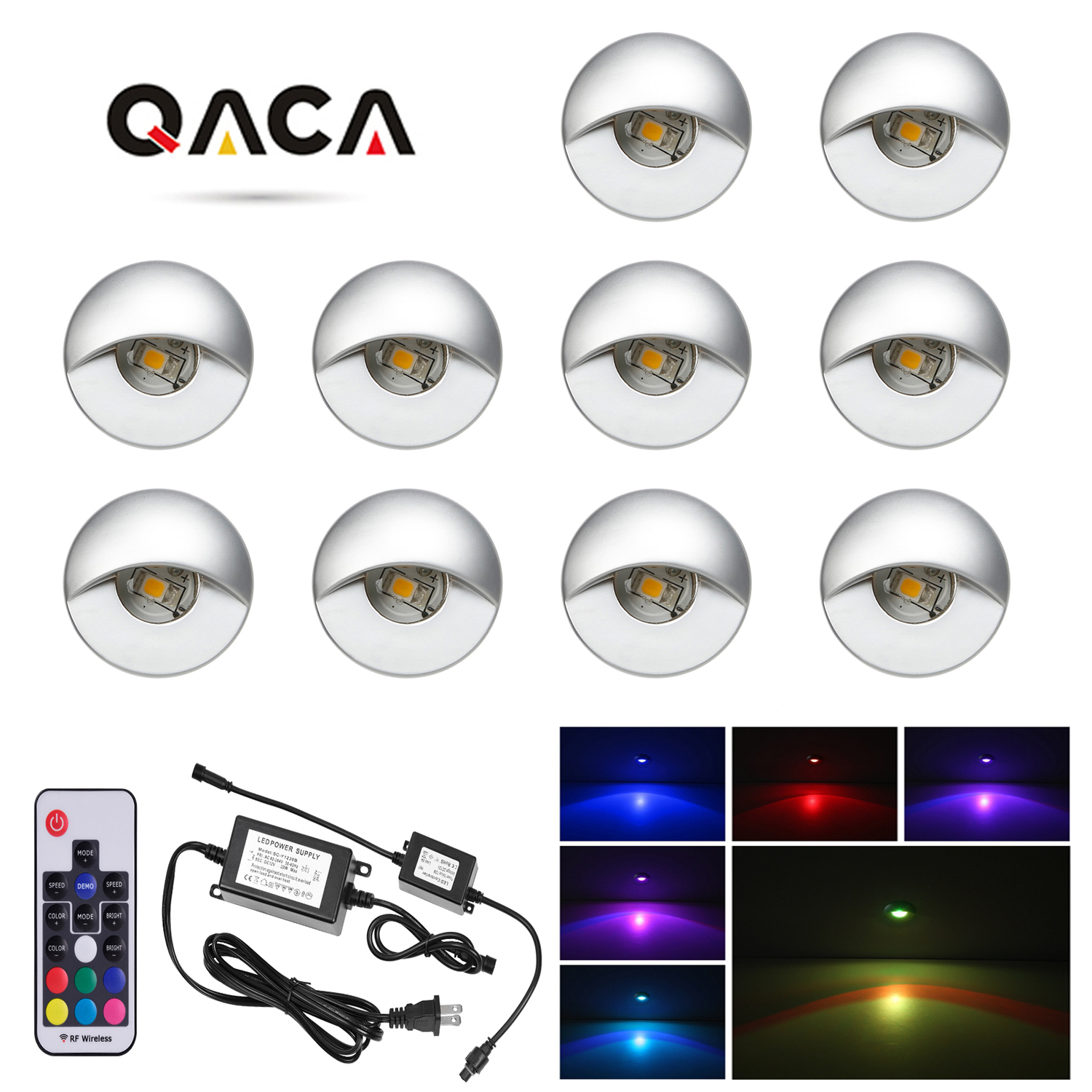 Deck Step Light - QACA lampu dek tersembunyi LED, untuk