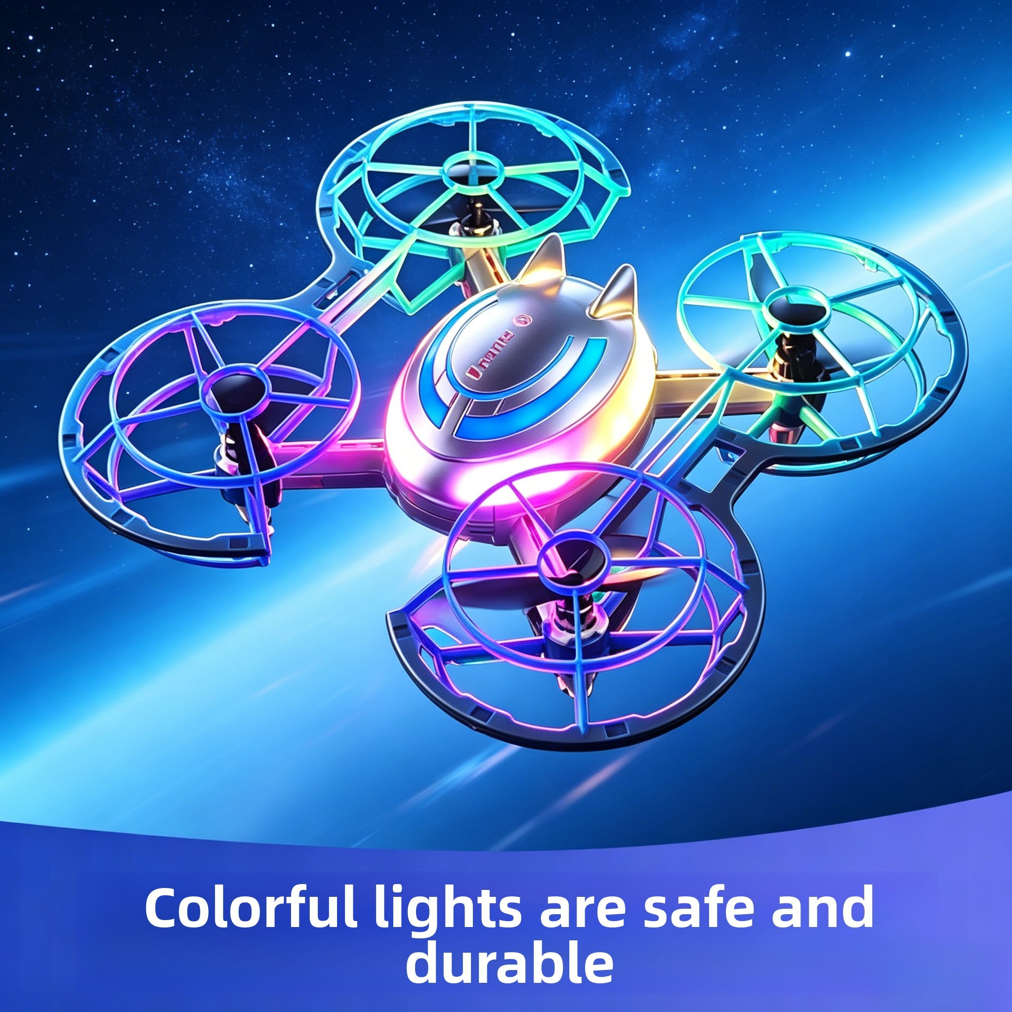 Outdoor Lighting Controller - Drone RC Mini dengan Lampu LED,
