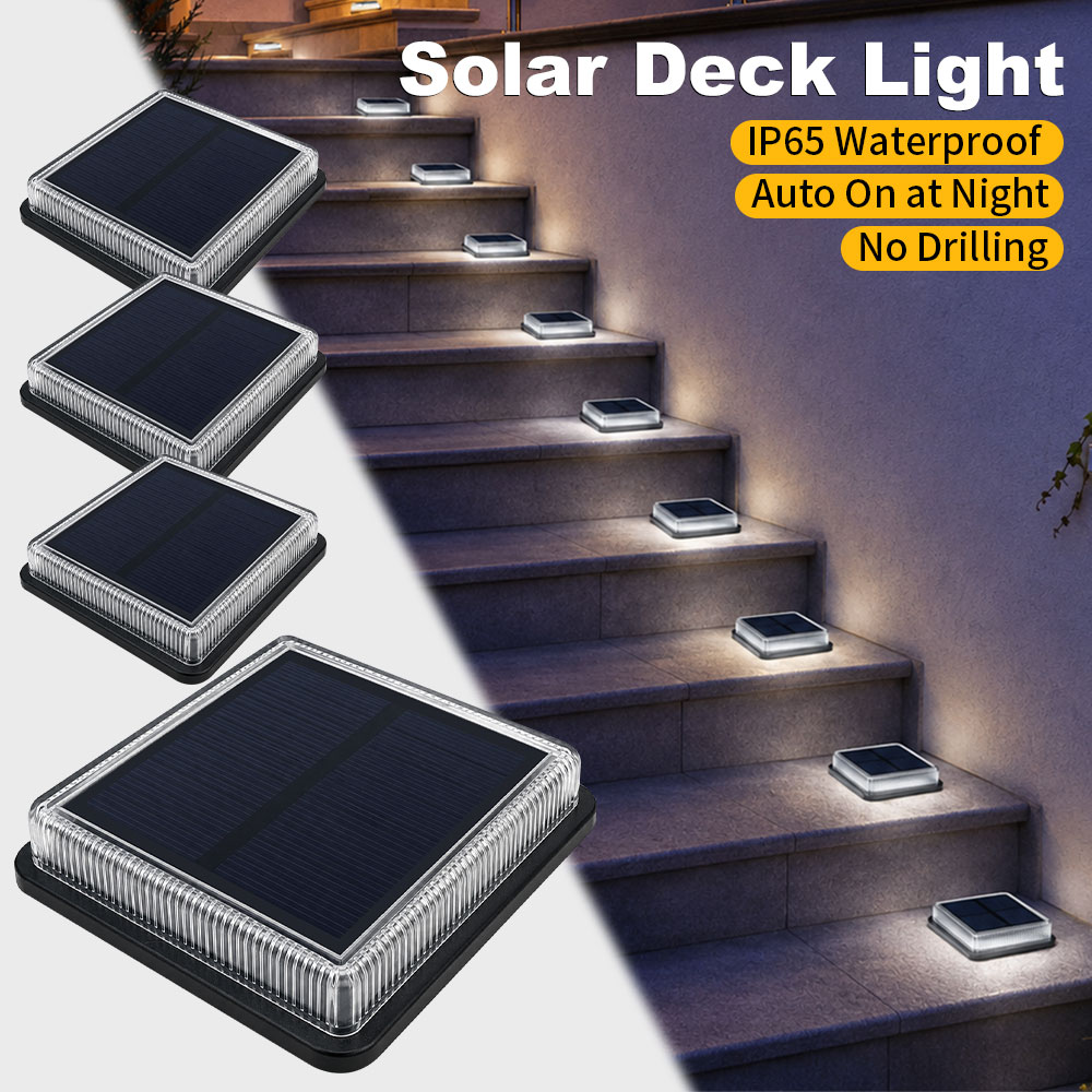 Outdoor Lighting Ground Fixtures - Lampu Dek Tenaga Surya Tahan Air