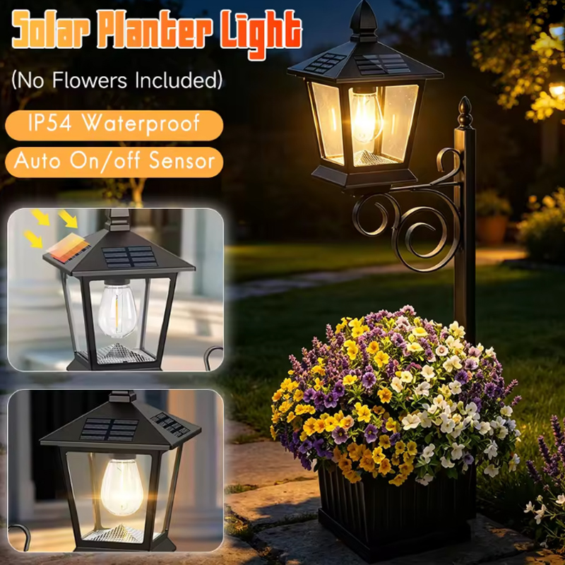 Outdoor Lighting In Ground - Lampu Taman Tenaga Surya 2-in-1 Warna