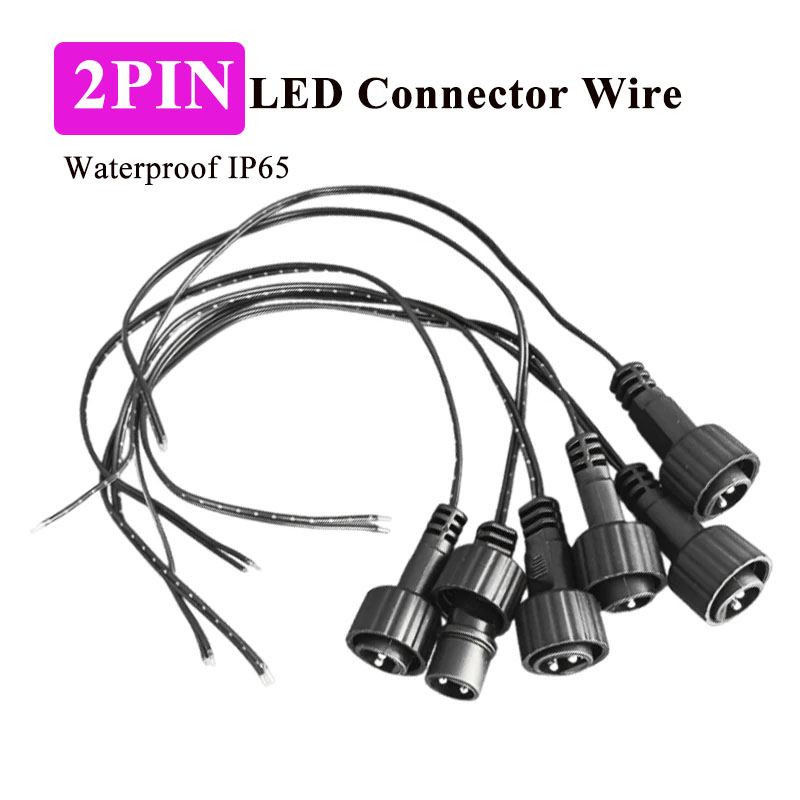 Outdoor Lighting Extension Cord - Konektor LED 2Pin Outdoor dengan Kabel