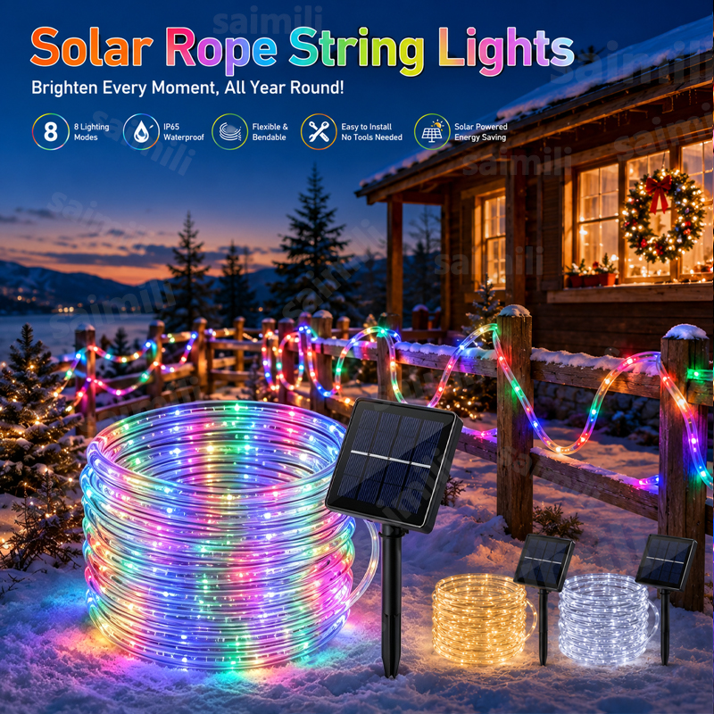 Outdoor Lighting Effects - Lampu LED Solar Outdoor Tahan Air