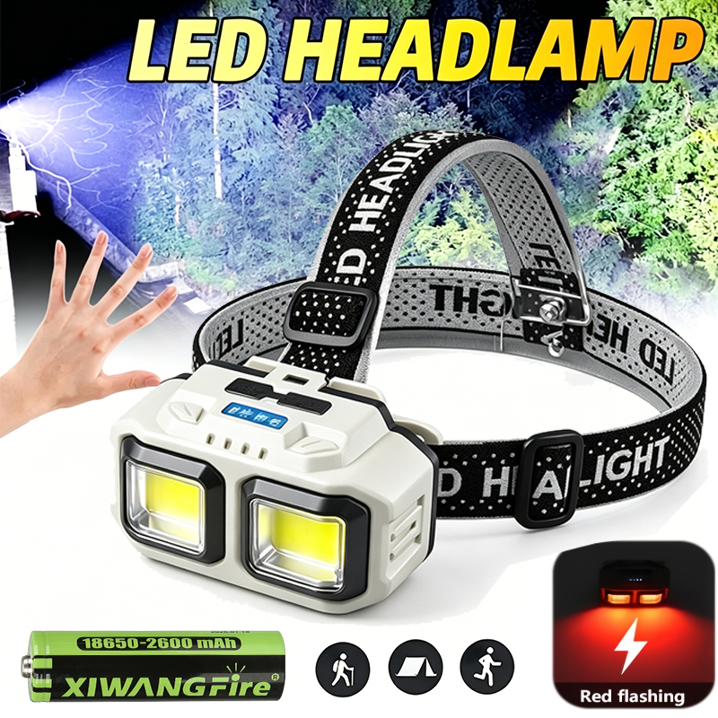 Outdoor Lighting Repair - Lampu Kepala LED COB Isi Ulang,
