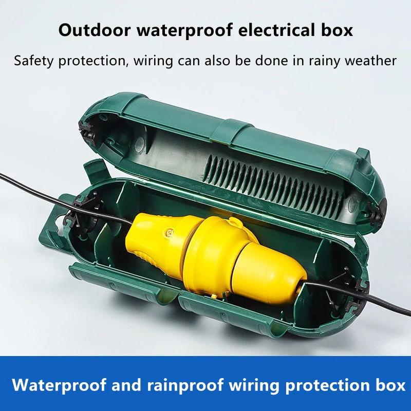 Outdoor Lighting Extension Cord - Penutup Kabel Ekstensi Tahan Air untuk
