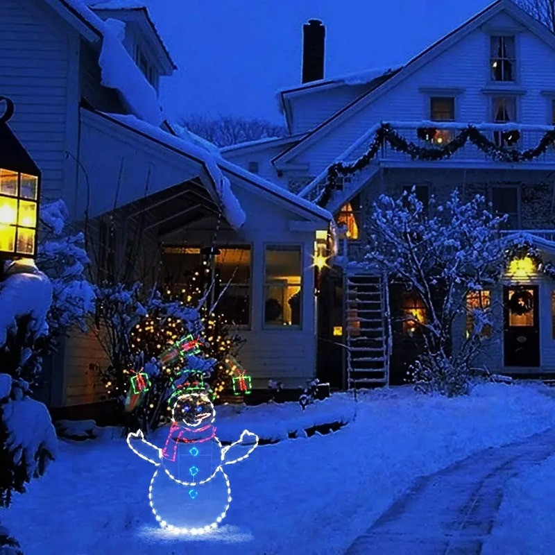 Lampu LED Snowball Berbentuk M - Outdoor Xmas Lighting Ideas ulasan dan harga