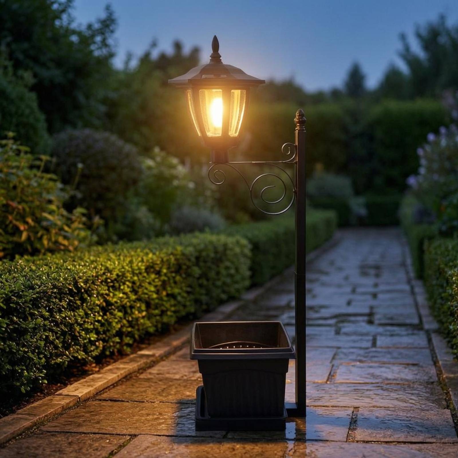 Lampu Pot Bunga Tenaga Surya D - Outdoor Lighting For Patio ulasan dan harga