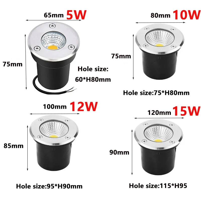 Lampu Taman LED Tahan Air IP67 - Ground Light Recessed ulasan dan harga