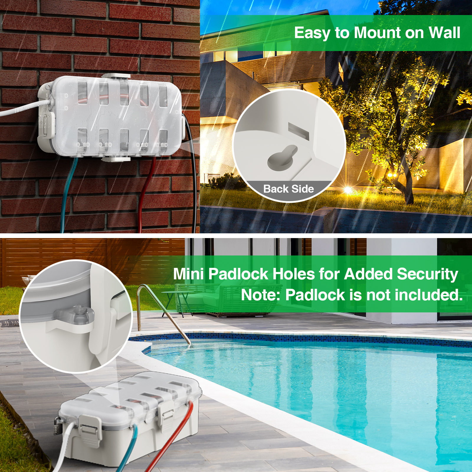 Kotak Listrik Luar Ruangan Tah - Outdoor Lighting Extension Cord ulasan dan harga