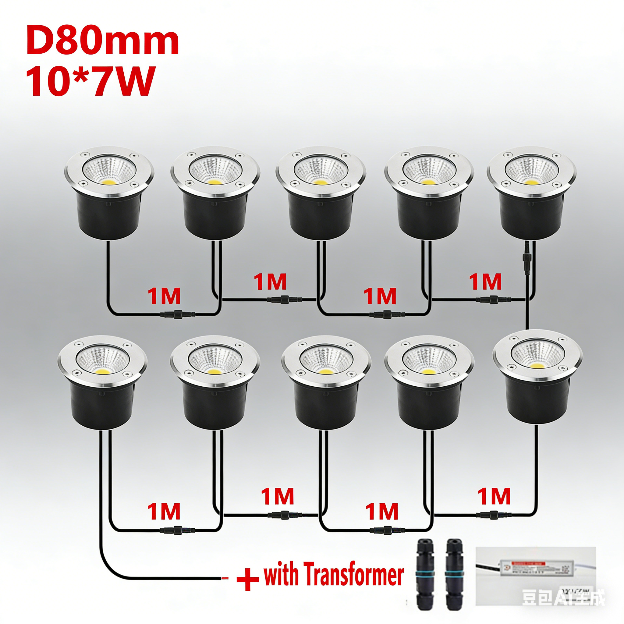 Lampu Tanah LED IP67 DC12V Teg - Ground Light Recessed ulasan dan harga