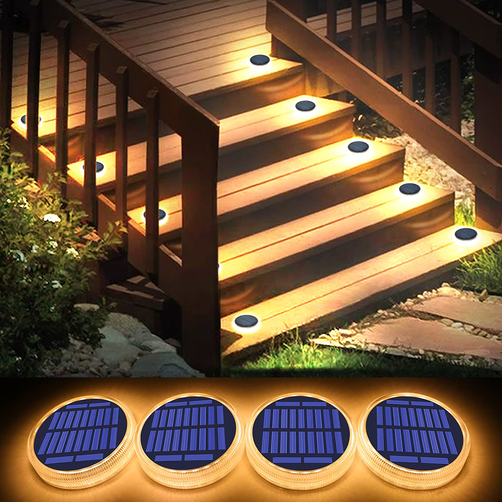 24 Lampu Dek Tenaga Surya LED  - Outdoor Lighting Ground Fixtures ulasan dan harga