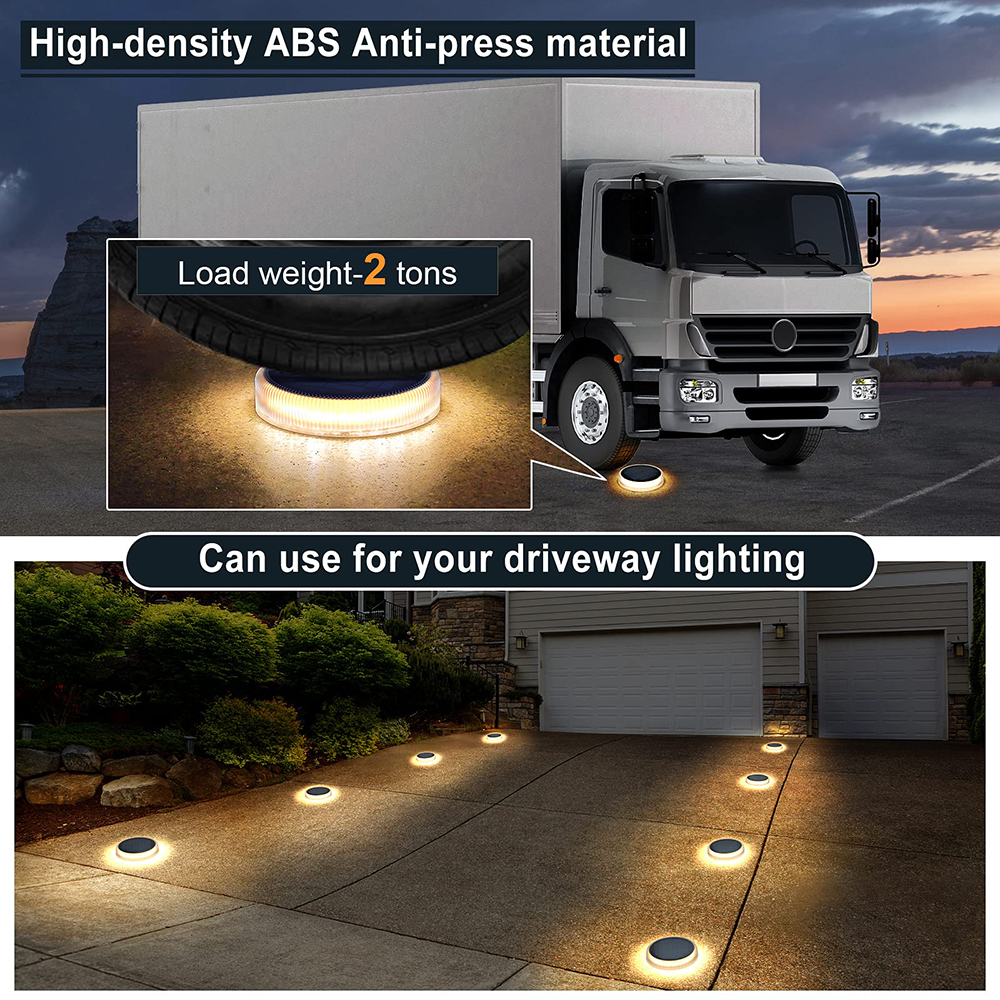 24 Lampu Dek Tenaga Surya LED  - Outdoor Lighting Ground Fixtures ulasan dan harga