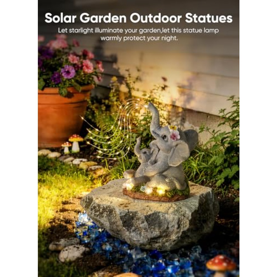 Patung Dekorasi Taman Gajah Su - Outdoor Lighting For Patio ulasan dan harga