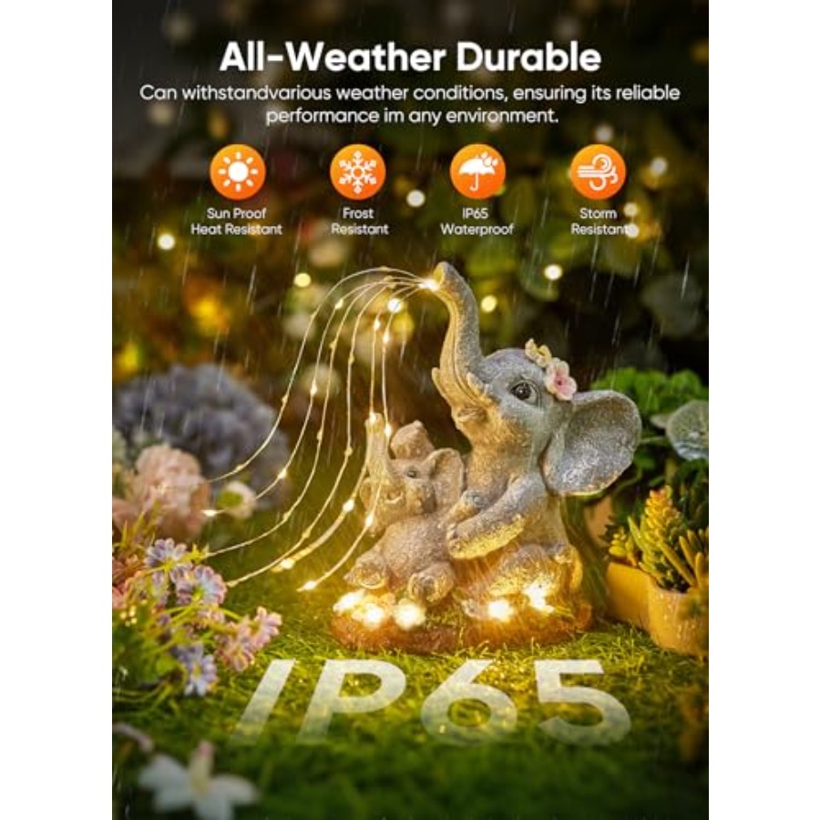 Patung Dekorasi Taman Gajah Su - Outdoor Lighting For Patio ulasan dan harga