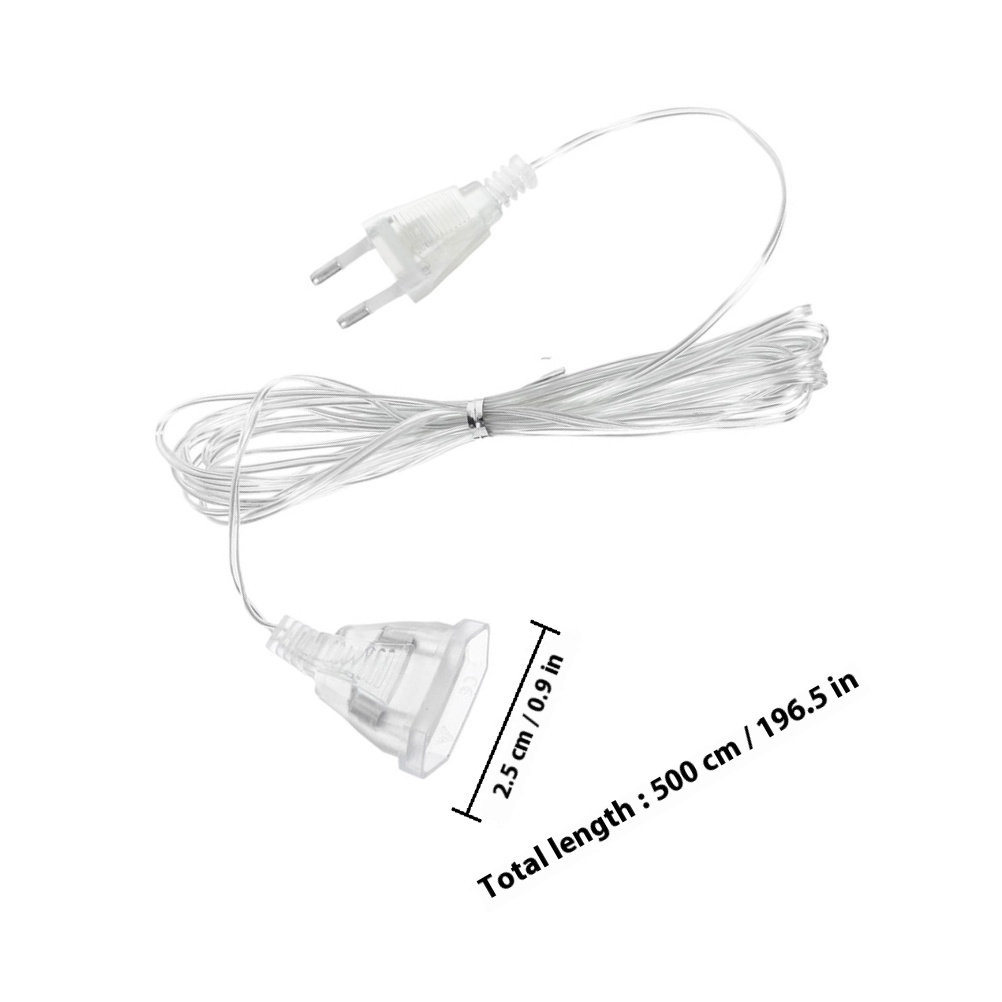 2 Buah Kabel Ekstensi Lampu LE - Outdoor Lighting Extension Cord ulasan dan harga
