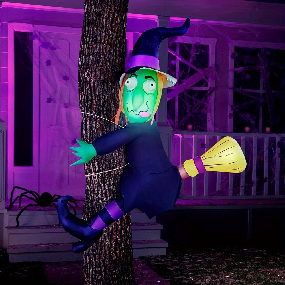 Penyihir Tiup Halloween 4FT de - Outdoor Lighting Effects ulasan dan harga