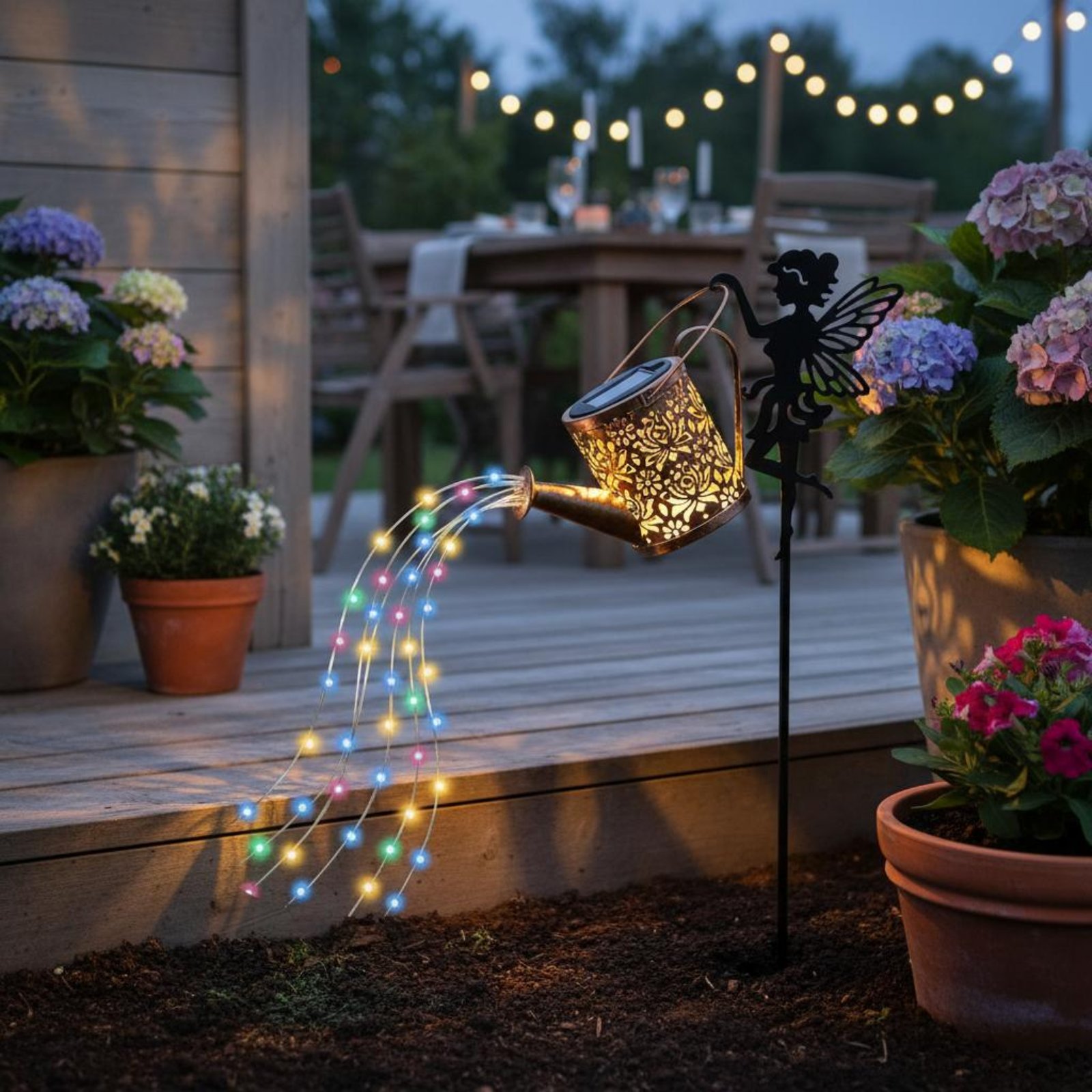 Lampu Penyiram Peri Tenaga Sur - Outdoor Lighting For Patio ulasan dan harga