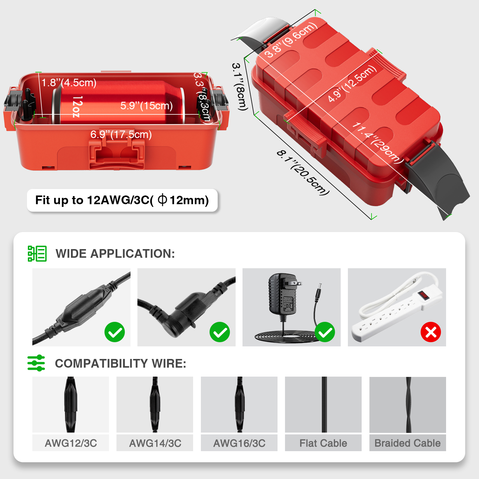 Kotak Daya Ekstensi Kabel Luar - Outdoor Lighting Extension Cord ulasan dan harga