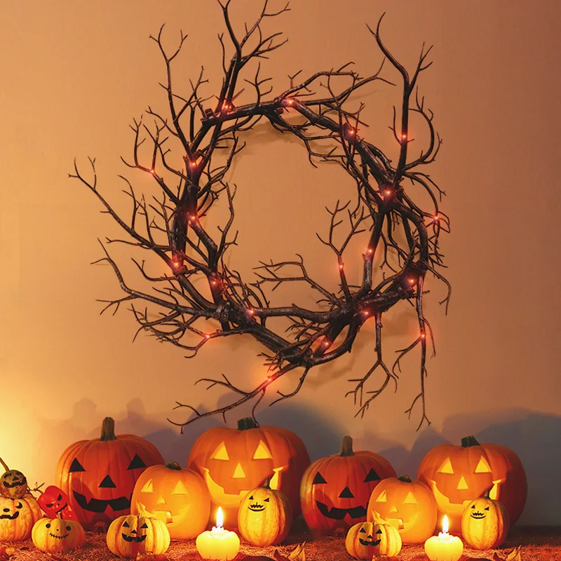 Halloween dekorasi karangan bu - Outdoor Lighting Effects ulasan dan harga