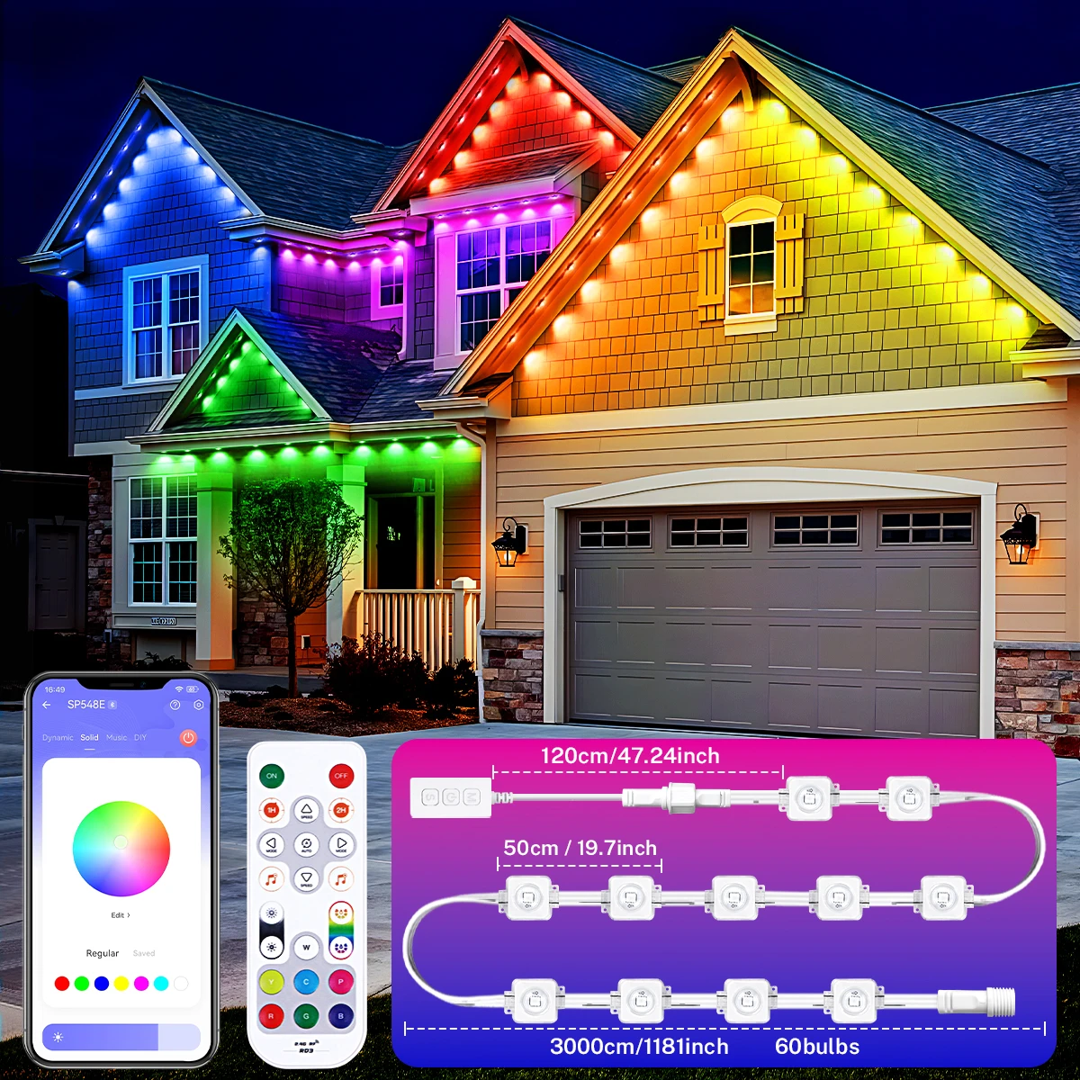 Lampu LED Tahan Lama untuk Pes - Outdoor Lighting Under Eaves ulasan dan harga