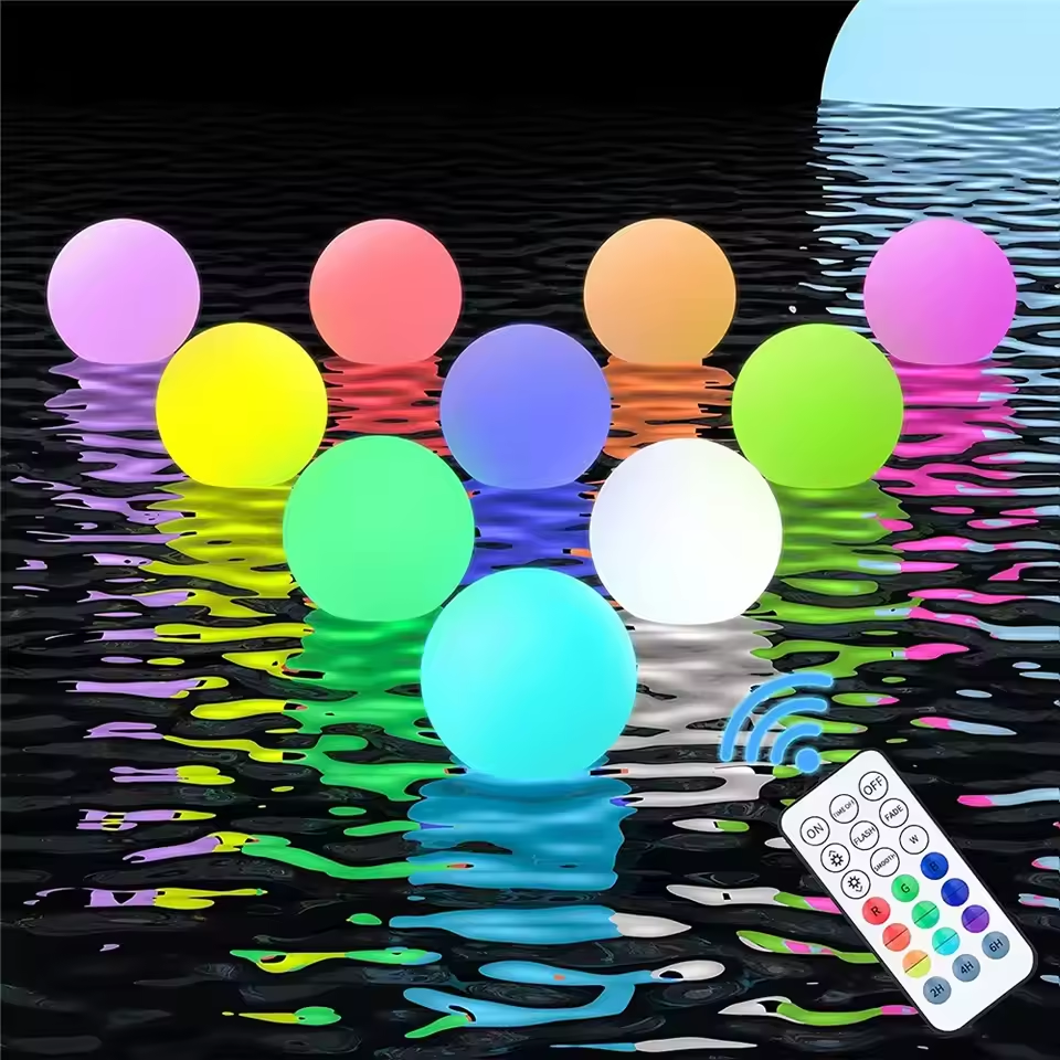 1-4 Buah Lampu Kolam Renang Me - Outdoor Lighting Effects ulasan dan harga