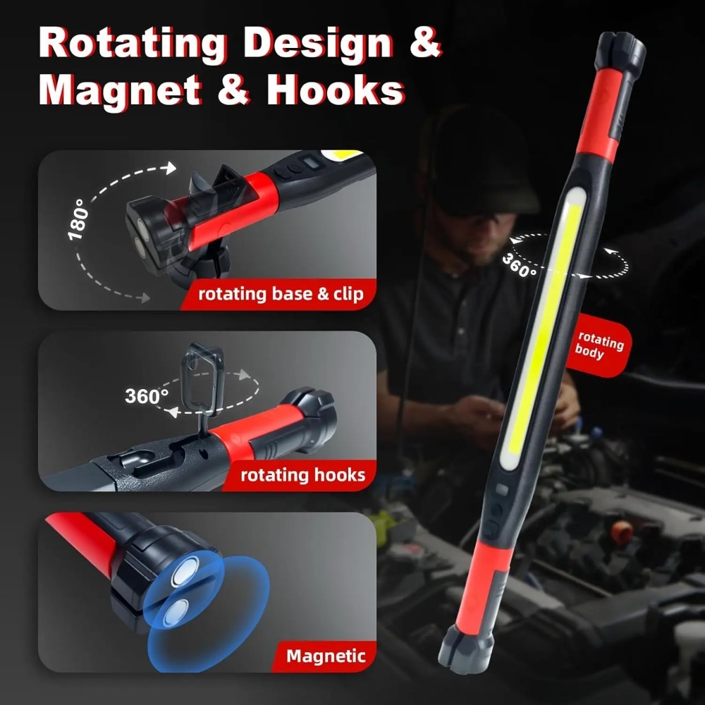Lampu Kerja COB Magnetik Super - Outdoor Lighting Repair ulasan dan harga