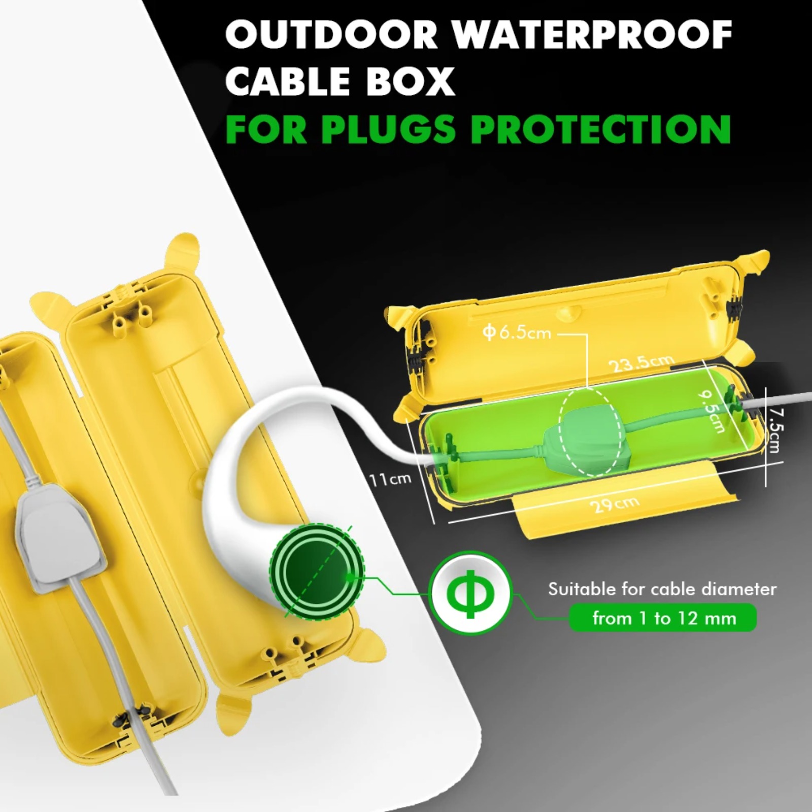 Penutup Kabel Ekstensi Luar Ru - Outdoor Lighting Extension Cord ulasan dan harga