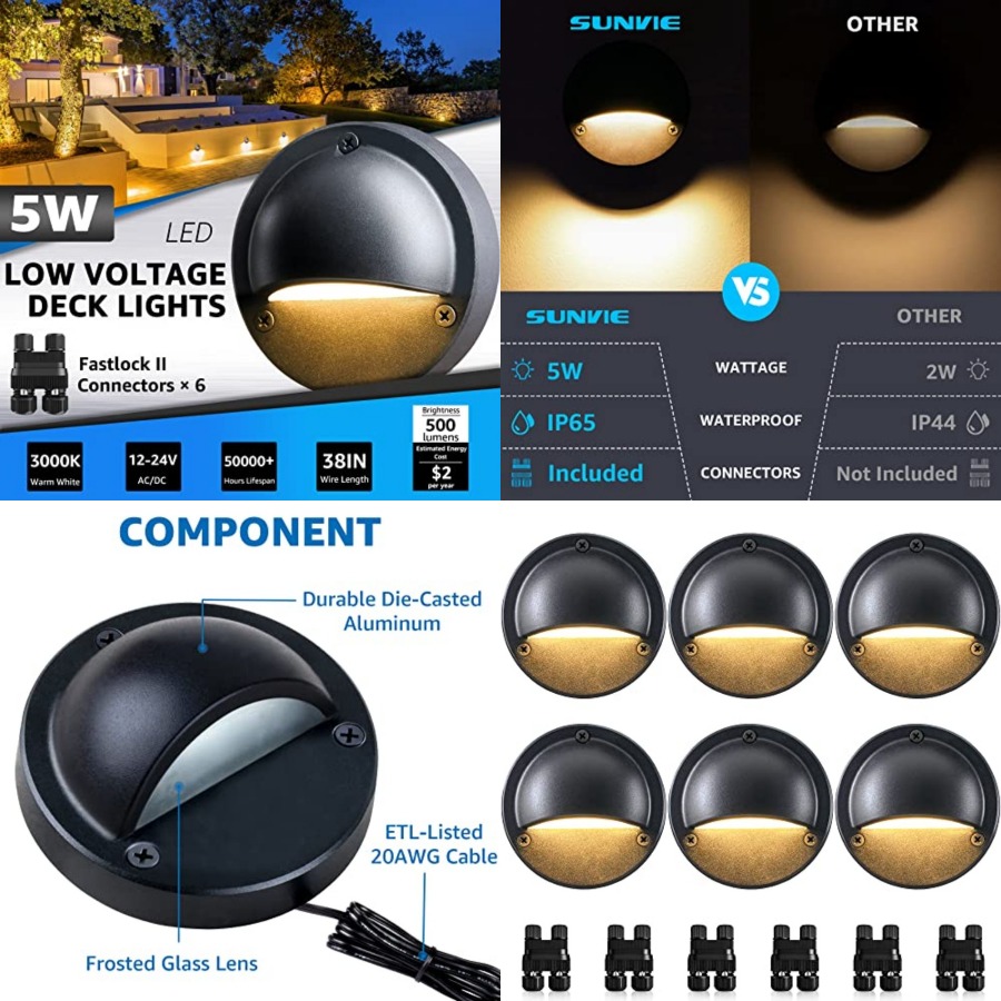 Lampu Dek LED 5W Tegangan Rend - Deck Step Light ulasan dan harga