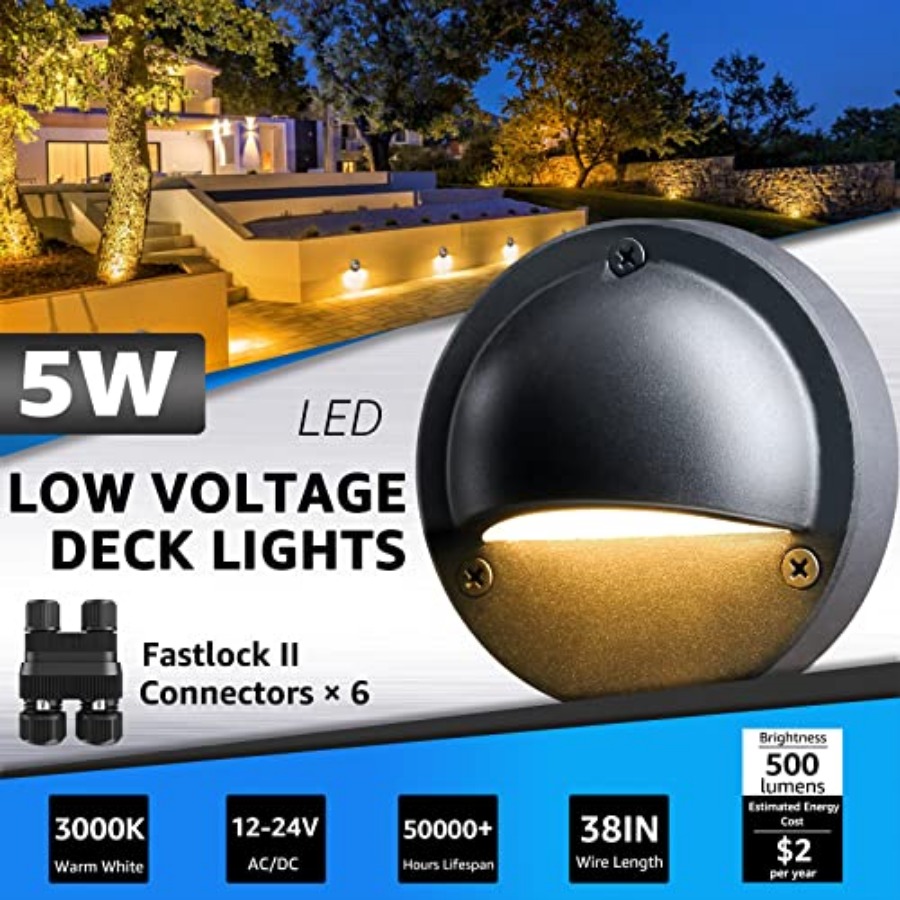 Lampu Dek LED 5W Tegangan Rend - Deck Step Light ulasan dan harga