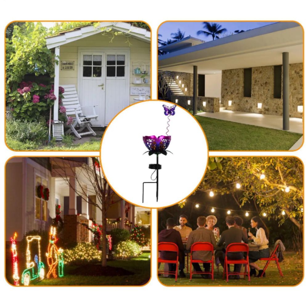 Lampu Tenaga Surya Berbentuk T - Outdoor Lighting Ground Fixtures ulasan dan harga