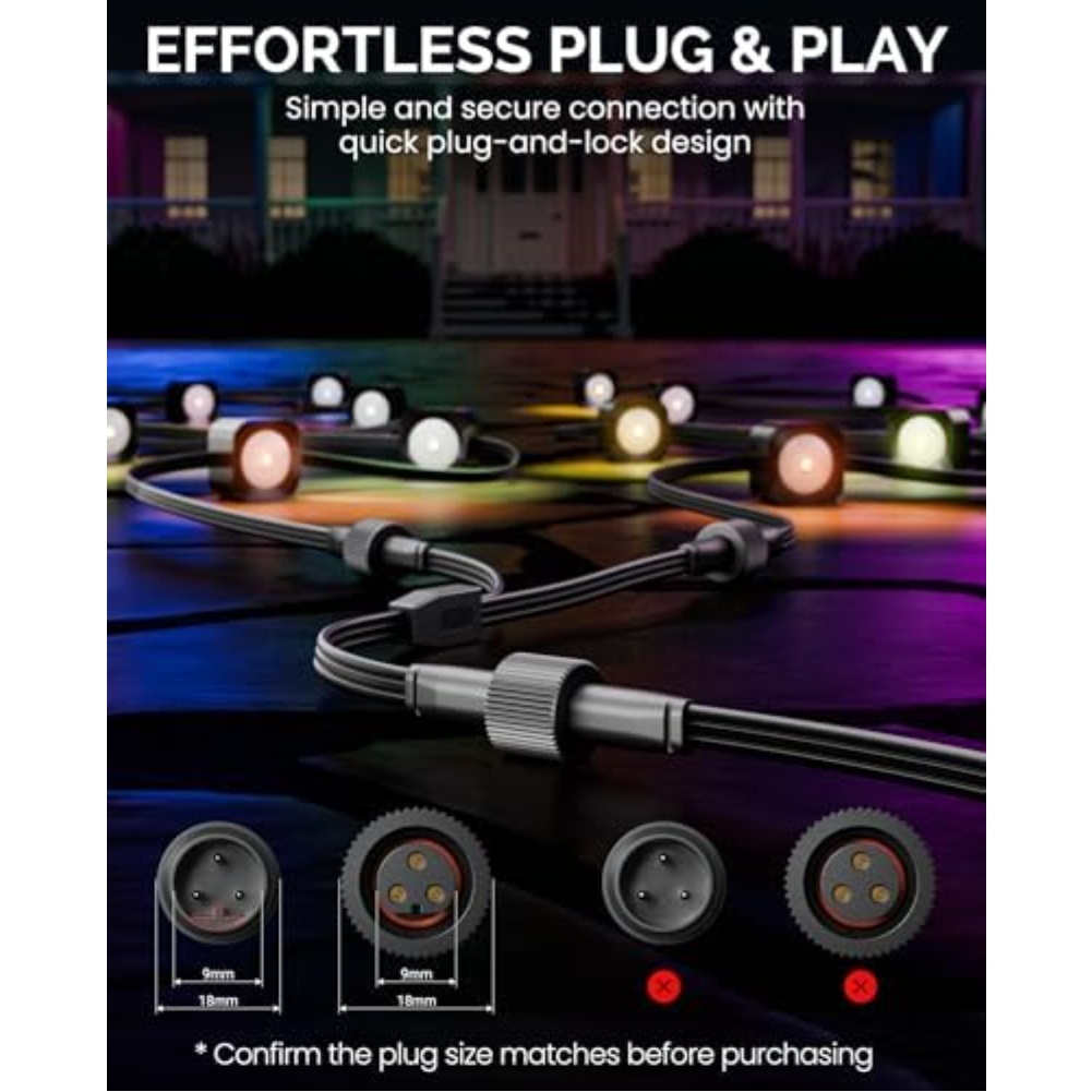 Kabel Pemisah Daya Berbentuk Y - Outdoor Lighting Extension Cord ulasan dan harga