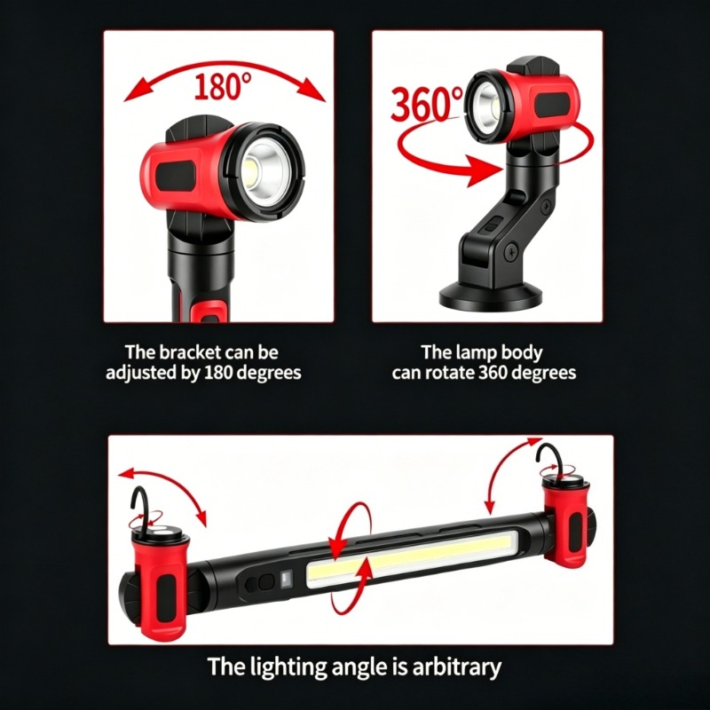 Lampu Kerja Magnetik COB Isi U - Outdoor Lighting Repair ulasan dan harga