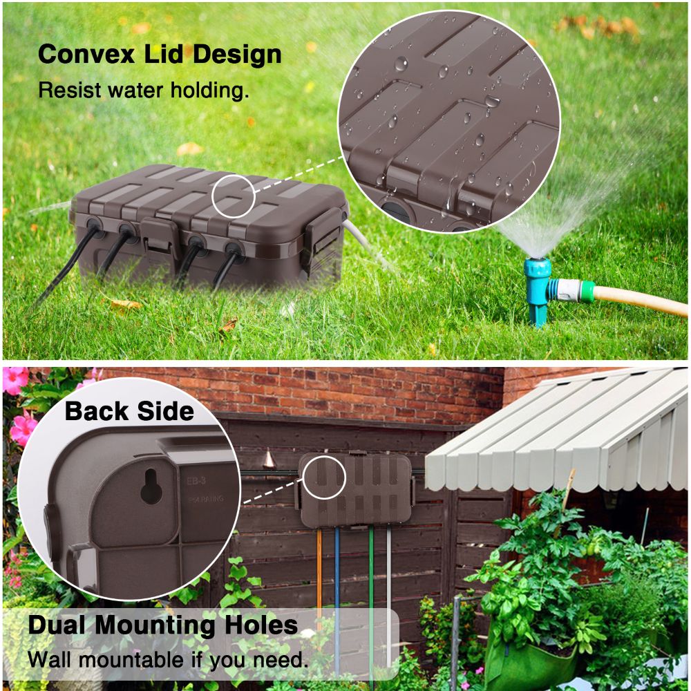 Kotak Listrik Tahan Air Besar, - Outdoor Lighting Extension Cord ulasan dan harga