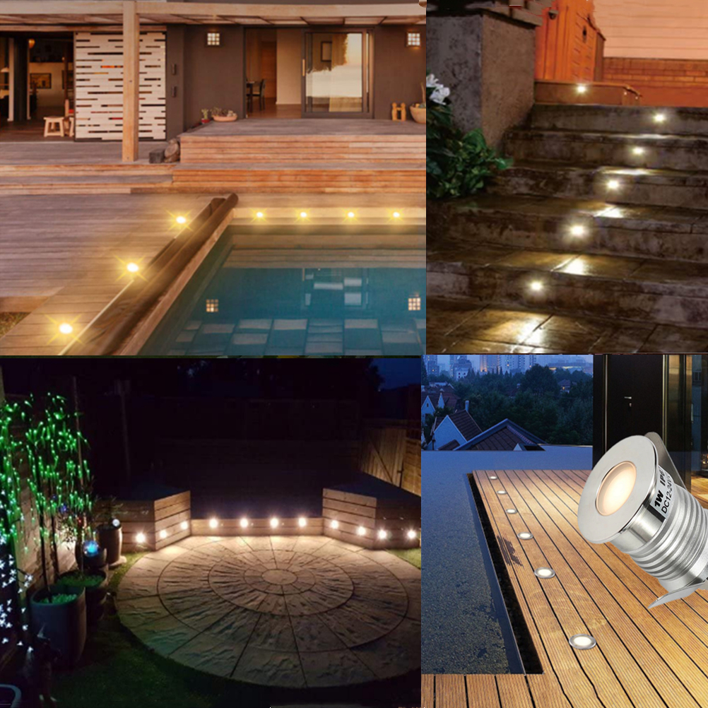 IP67 Tahan Air 1W LED Lampu Ba - Ground Light Recessed ulasan dan harga